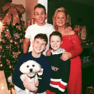 Adam Beales With His Family