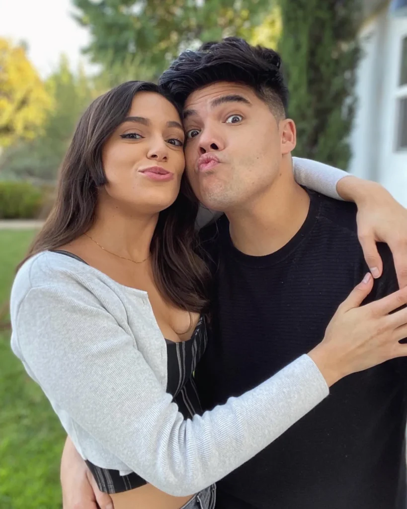 Bethany Mota with her boyfriend Dominic Sandoval
