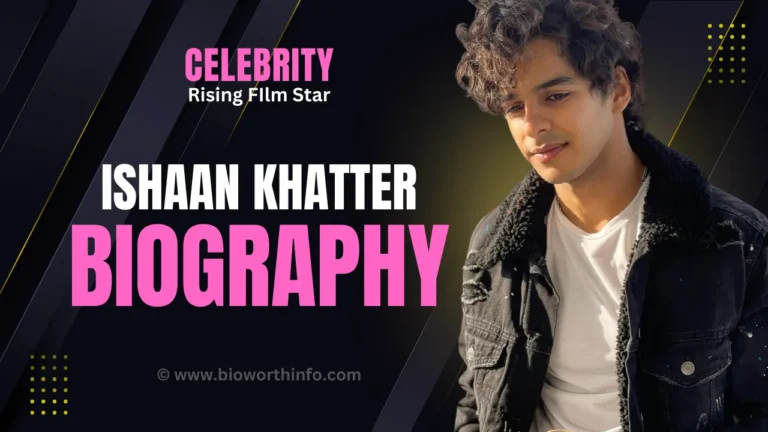 Ishaan Khatter Biography