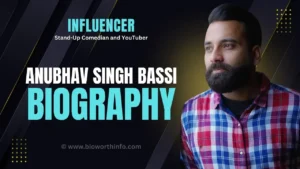 Anubhav Singh Bassi performing stand-up comedy live show