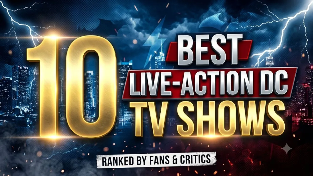 Top 10 Best Live Action DC TV Shows Ranked including Doom Patrol, Watchmen, Lucifer and Arrow