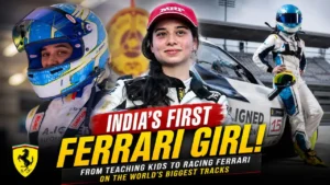 Diana Pundole racing in the Ferrari Challenge series