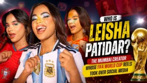 Leisha Patidar FIFA World Cup 2026 viral makeup creator