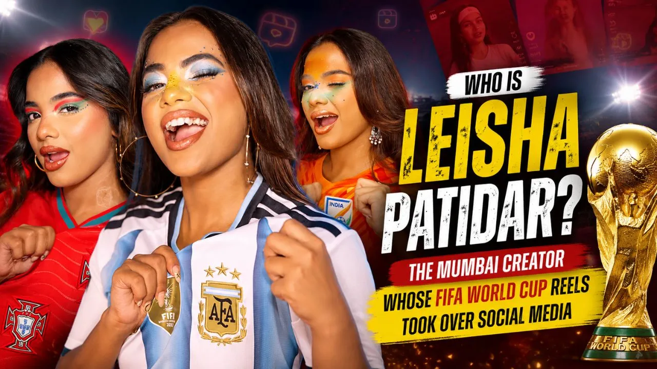 Leisha Patidar FIFA World Cup 2026 viral makeup creator
