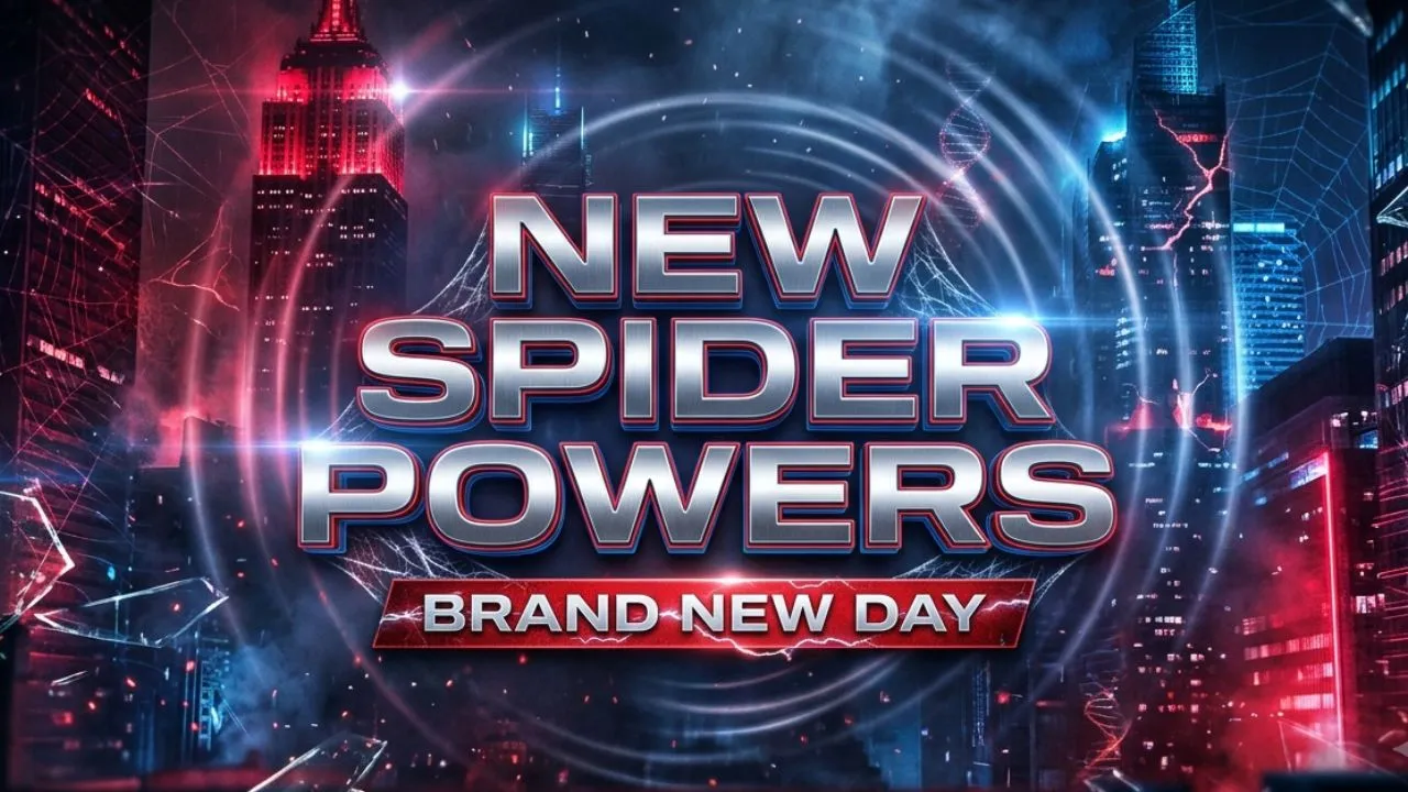 Peter Parker using his new spider powers in Spider-Man Brand New Day