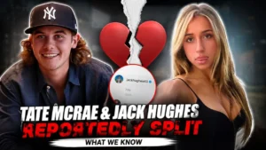 Tate McRae and Jack Hughes breakup