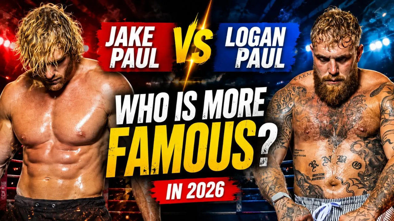 Jake Paul vs Logan Paul fame comparison in 2026