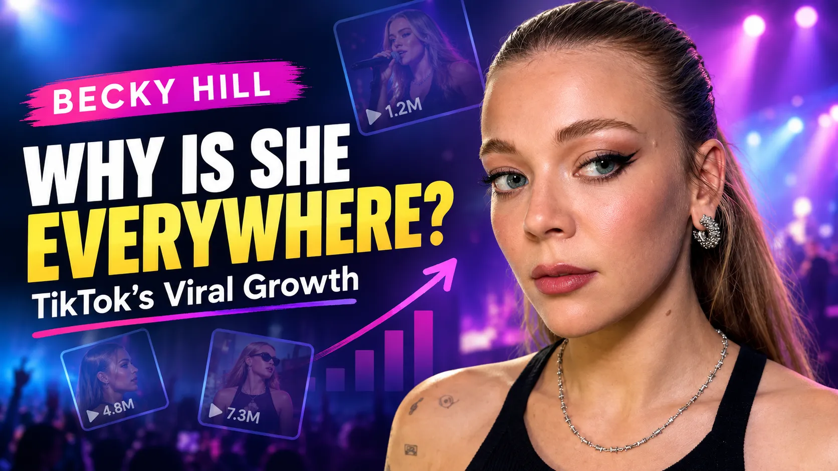 Becky Hill during her 2026 music comeback