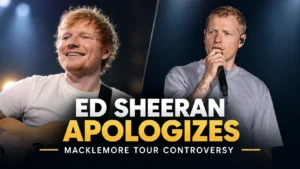 Ed Sheeran addresses Macklemore tour controversy