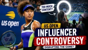 Influencer controversy at 2026 US Open