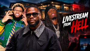 Kevin Hart Kai Cenat and Druski in Livestream From Hell
